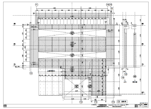 型枠パネル割付施工図